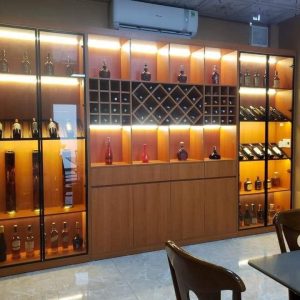 Tủ rượu trang trí phòng khách VH04