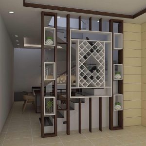 Vách ngăn trang trí cầu thang