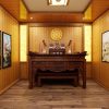Vách trang trí phòng thờ đẹp