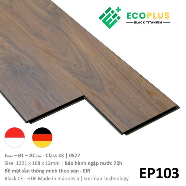 Sàn gỗ cốt đen ecoplus EP103
