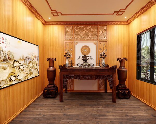 Vách CNC Phòng Thờ