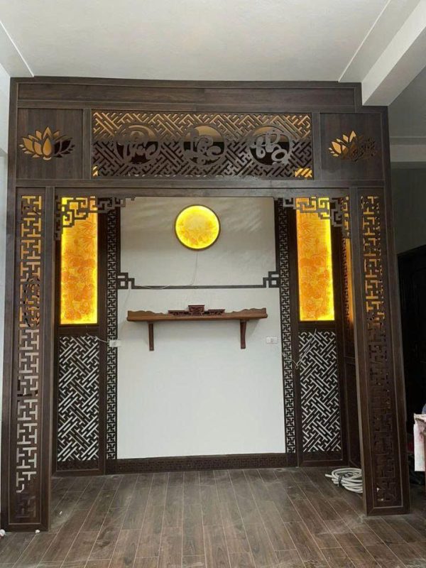Vách ngăn cnc bàn thờ