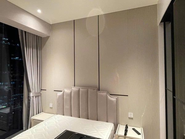 Vách ốp trang trí đầu giường