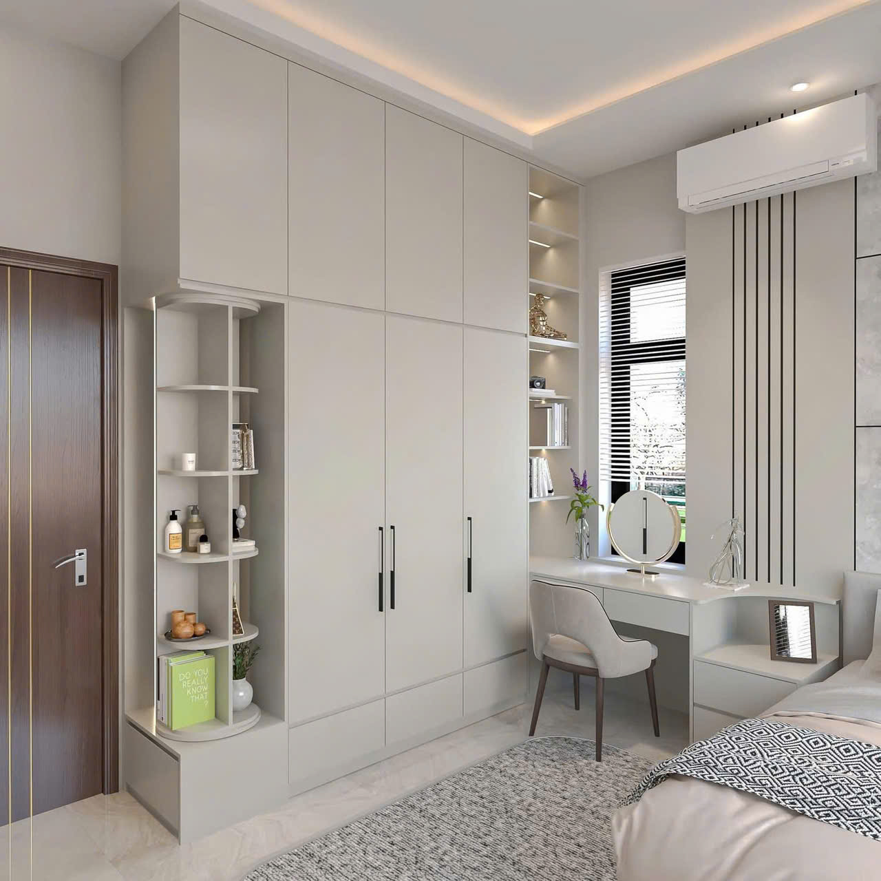 Tủ quần áo gỗ công nghiệp mdf